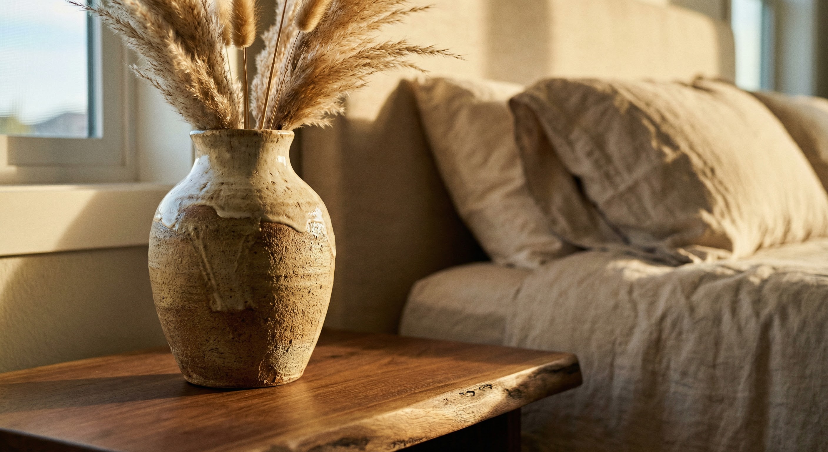 Styled rental interior detail