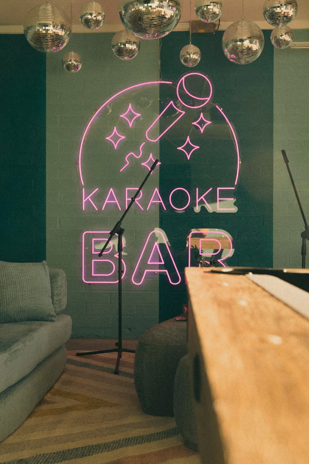 Short-term rental karaoke bar